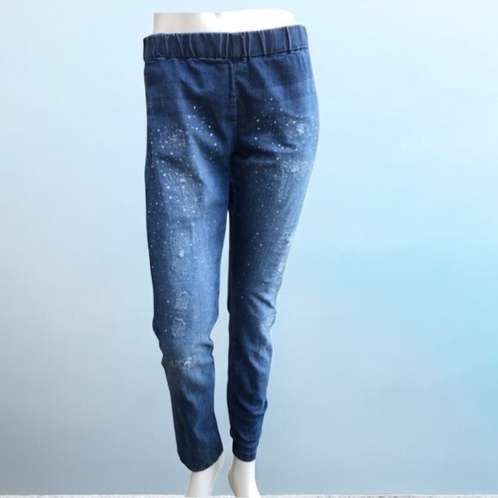 INC jeans elastic waist